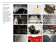 Tablet Screenshot of caitlinmorris.net